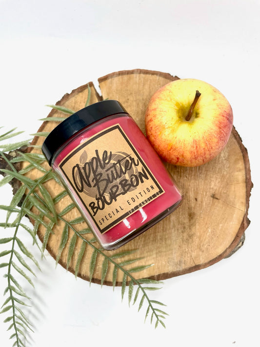 Apple Butter Bourbon - Handmade Natural Soy Wax Candle