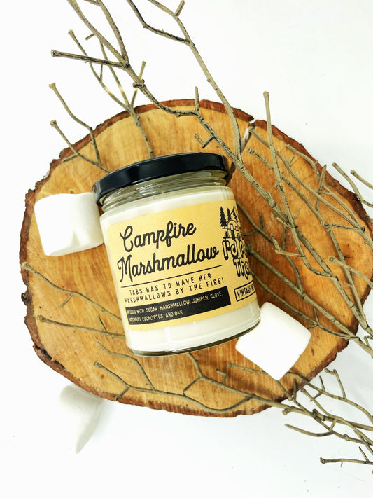 Campfire Marshmallow - Handmade Natural Soy Wax Candle